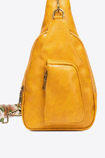 Load image into Gallery viewer, Faux Leather Crossbody Sling Bag – Sleek, Lightweight &amp; Versatile
