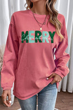 Load image into Gallery viewer, MERRY CHRISTMAS Round Neck Sweatshirt
