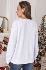 Load image into Gallery viewer, SANTA'S FAVORITE MAMA Graphic Sweatshirt
