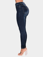 Load image into Gallery viewer, Full Size Button Fly Long Jeans Pants

