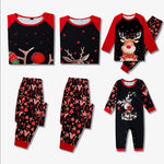 Load image into Gallery viewer, Men Reindeer Graphic Top and Printed Pants Set
