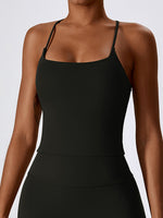 Load image into Gallery viewer, Square Neck Crisscross Back Tank Top
