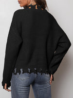 Load image into Gallery viewer, Waffle-Knit Dropped Shoulder Blouse
