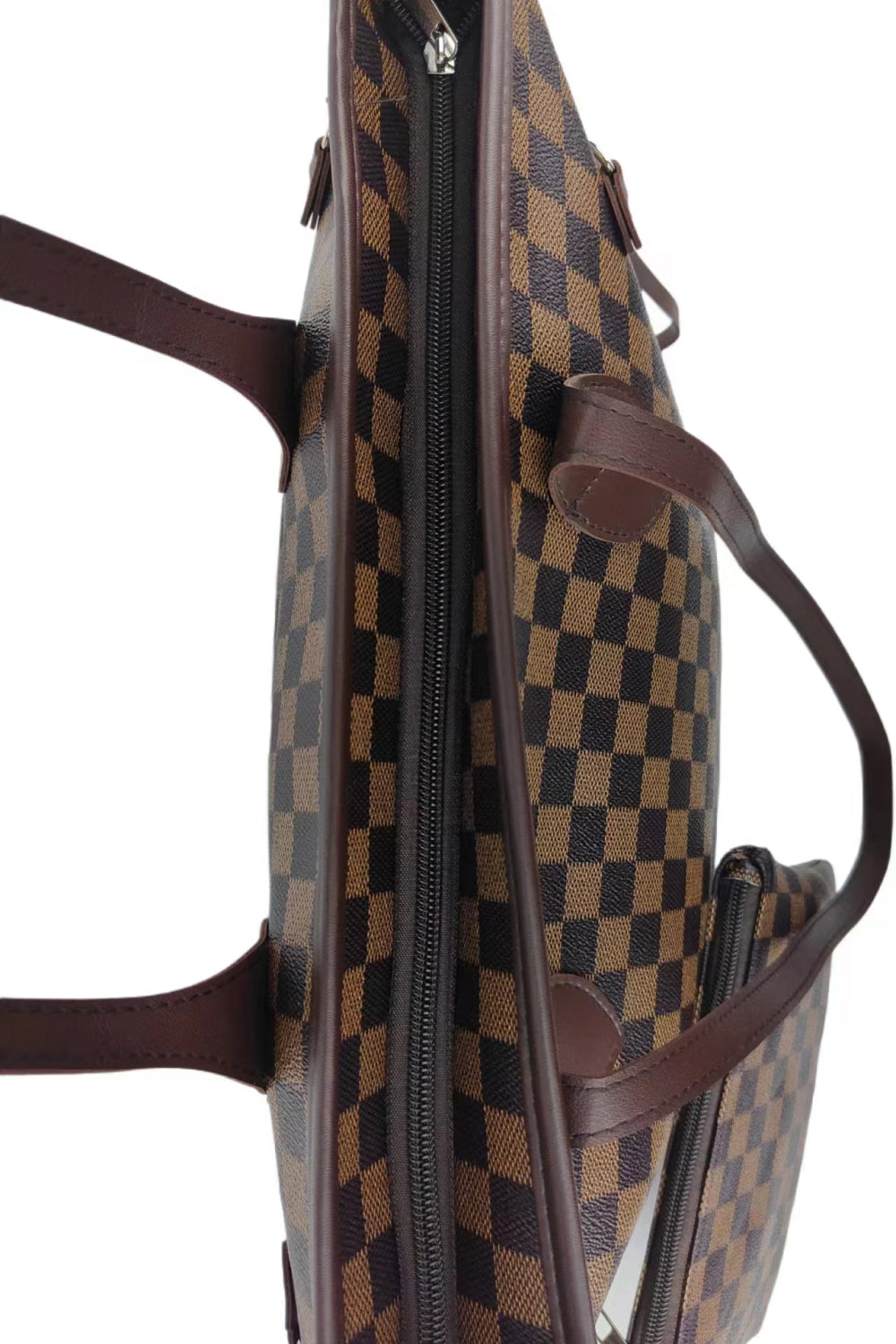 2-Piece Checkered Bag Set – Tote & Crossbody Combo | Everyday Style Meets Function