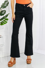 Load image into Gallery viewer, Full Size High-Rise Bootcut Jeans in Black
