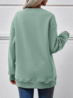 Load image into Gallery viewer, LET IT SNOW Round Neck Long Sleeve Sweatshirt
