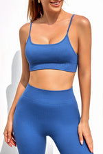 Load image into Gallery viewer, Spaghetti Strap Sports Bra

