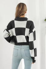 Load image into Gallery viewer, Round Neck Dropped Shoulder Sweater
