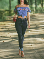 Load image into Gallery viewer, Plus Size Full Size Button Fly Long Jeans Pants
