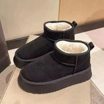 Load image into Gallery viewer, Chunky Platform Mini Boots – Fleece-Lined Fall/Winter Staple
