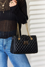 Load image into Gallery viewer, Quilted Leather Handbag
