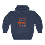 Load image into Gallery viewer, Legends Never Die Unisex Heavy Blend™ Hooded Sweatshirt
