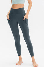 Load image into Gallery viewer, Slim Fit Long Active Leggings with Pockets
