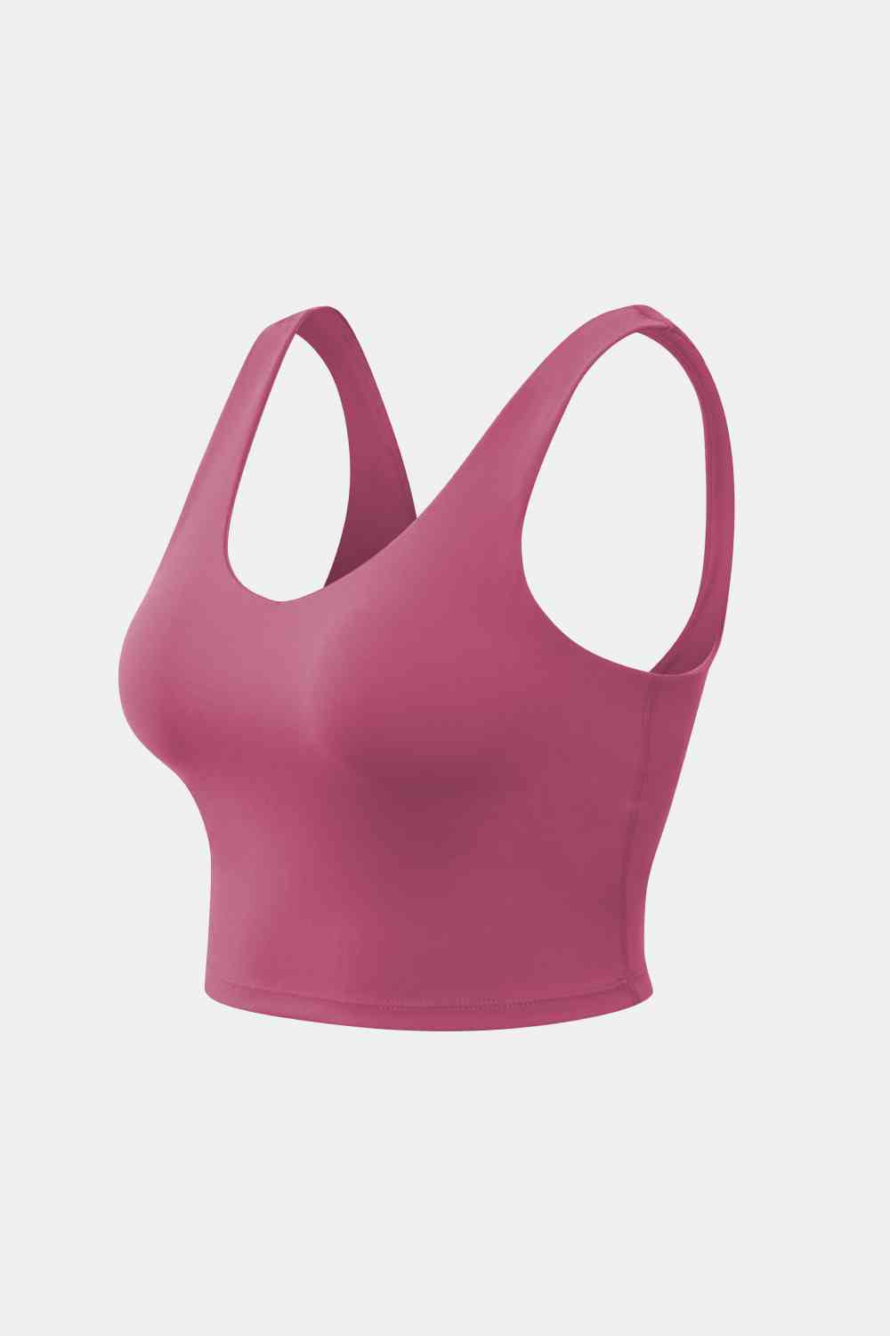 V-Neck Cropped Active Tank Top