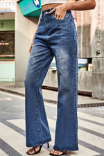 Load image into Gallery viewer, Wide Leg Jeans with Pockets
