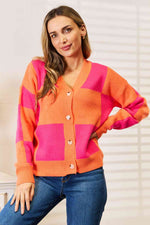 Load image into Gallery viewer, Checkered Colorful Cardigan
