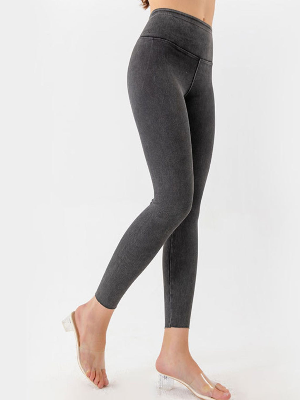Wide Waistband Cropped Pants