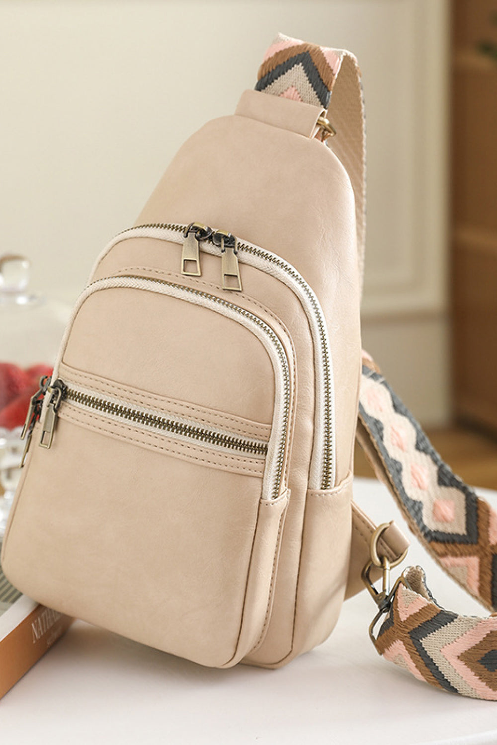 Leather Shoulder Sling Bag