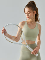 Load image into Gallery viewer, Round Neck Racerback Active Bra

