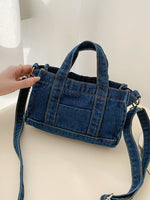 Load image into Gallery viewer, Denim Shoulder Bag
