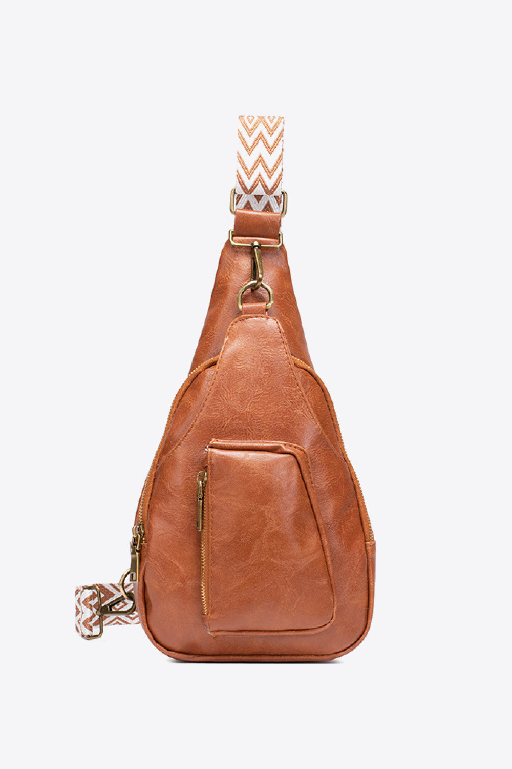 Faux Leather Crossbody Sling Bag – Sleek, Lightweight & Versatile