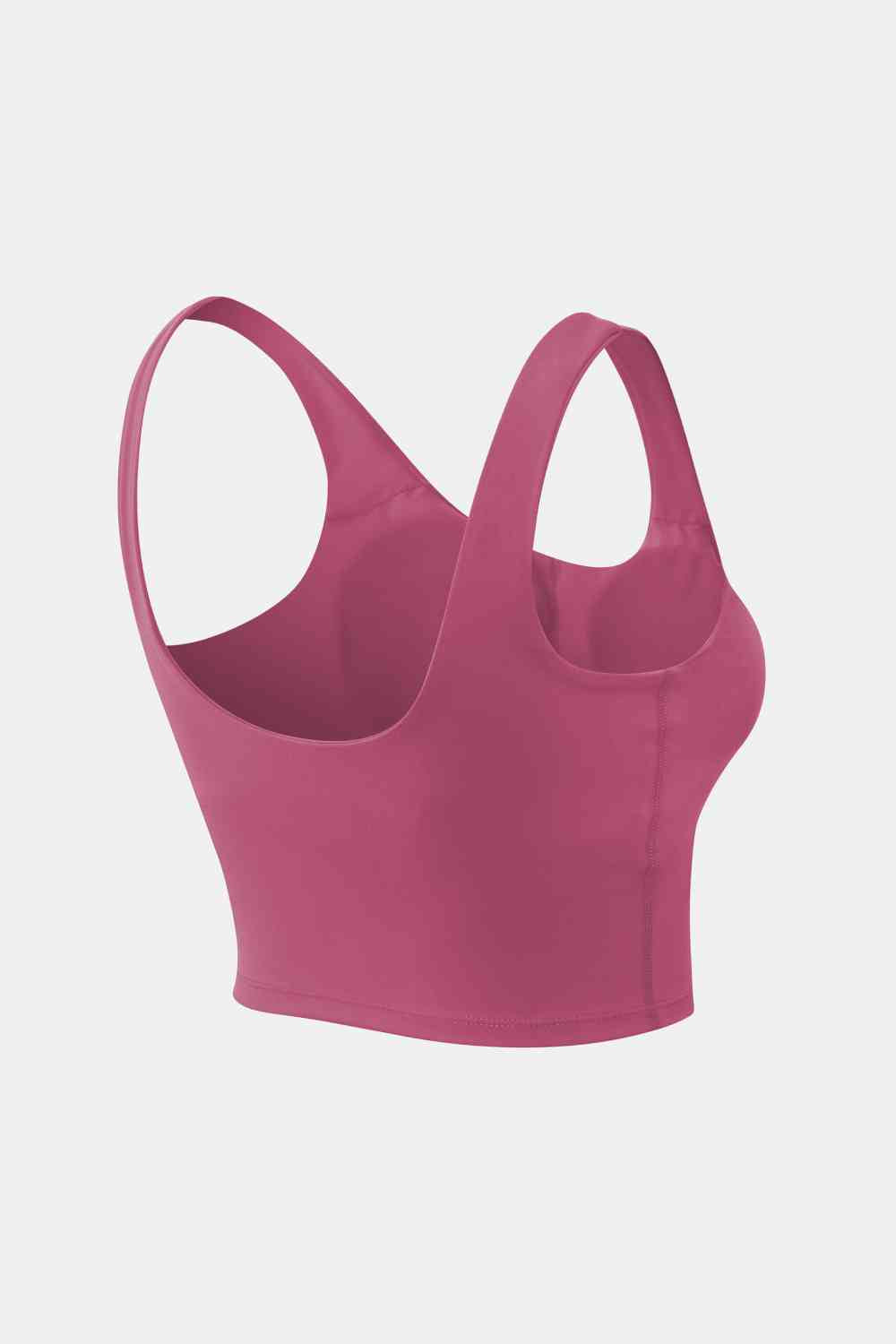 V-Neck Cropped Active Tank Top
