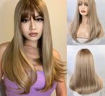 Load image into Gallery viewer, Long Straight Synthetic Wigs
