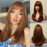 Load image into Gallery viewer, Long Straight Synthetic Wigs
