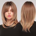 Load image into Gallery viewer, Medium Length Synthetic Wig
