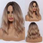 Load image into Gallery viewer, Medium Length Synthetic Wig
