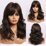 Load image into Gallery viewer, Medium Length Synthetic Wig

