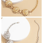 Load image into Gallery viewer, Lion Heads Choker Necklace
