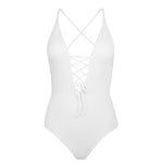Load image into Gallery viewer, Solid One-piece Swimsuit

