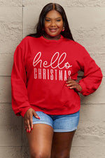Load image into Gallery viewer, HELLO CHRISTMAS Long Sleeve Sweatshirt
