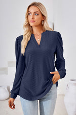 Load image into Gallery viewer, V-Neck Puff Sleeve Blouse
