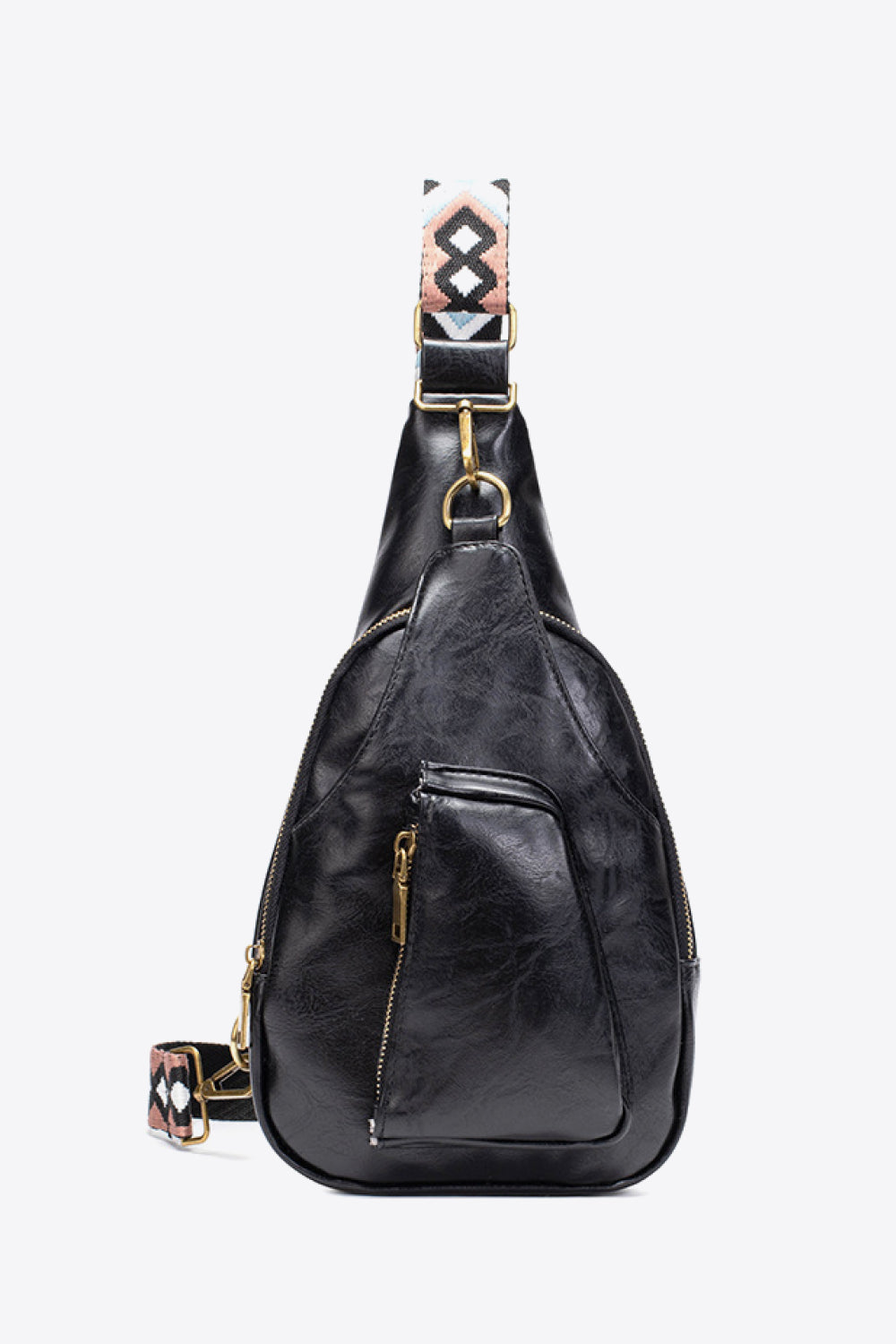 Faux Leather Crossbody Sling Bag – Sleek, Lightweight & Versatile