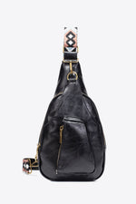 Load image into Gallery viewer, Faux Leather Crossbody Sling Bag – Sleek, Lightweight &amp; Versatile
