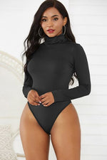 Load image into Gallery viewer, Turtleneck Long Sleeve Bodysuit
