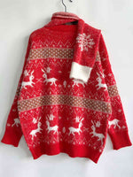 Load image into Gallery viewer, Christmas Element Sweater and Scarf Set
