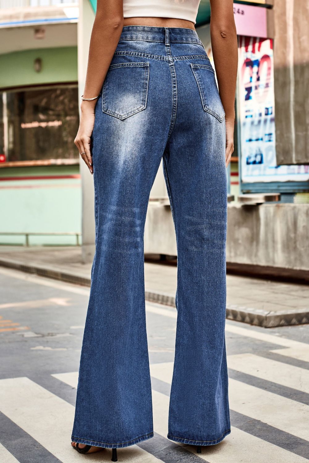 High Waist Wide Leg Cargo Pants