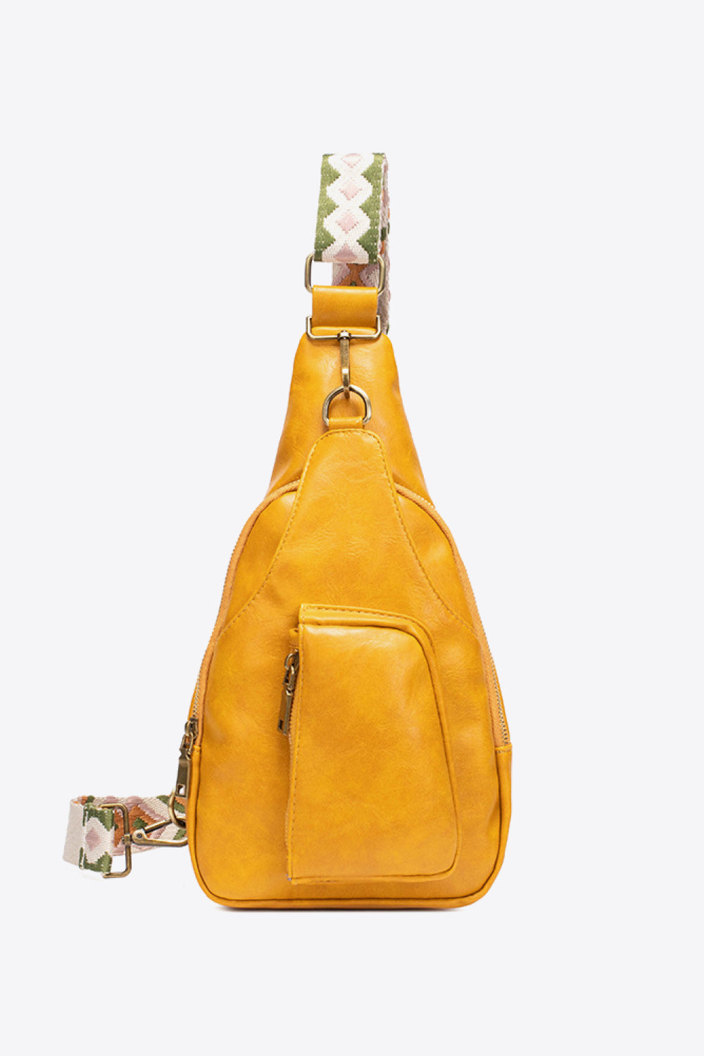 Faux Leather Crossbody Sling Bag – Sleek, Lightweight & Versatile