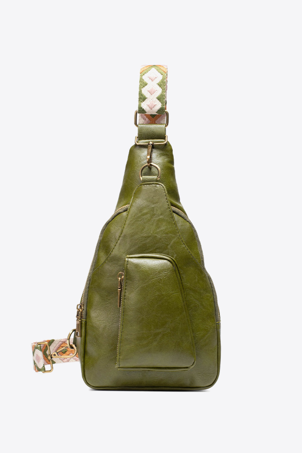 Faux Leather Crossbody Sling Bag – Sleek, Lightweight & Versatile