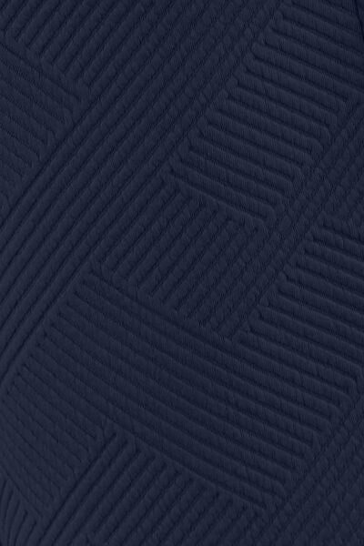 Textured Long Sleeve Top and Drawstring Shorts Set