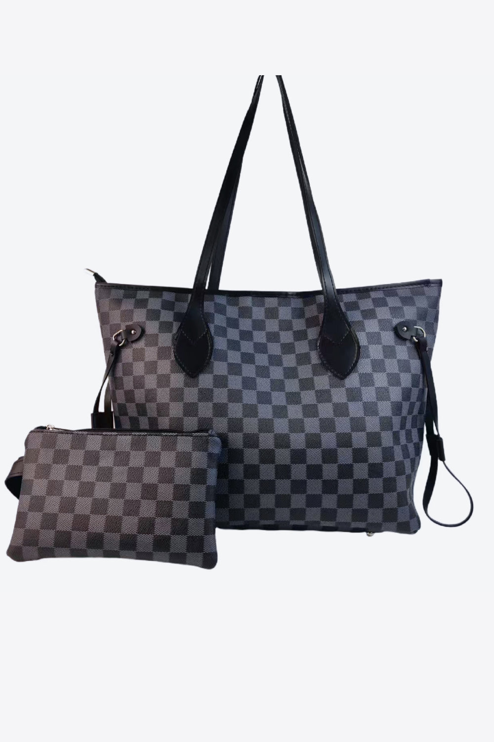 2-Piece Checkered Bag Set – Tote & Crossbody Combo | Everyday Style Meets Function