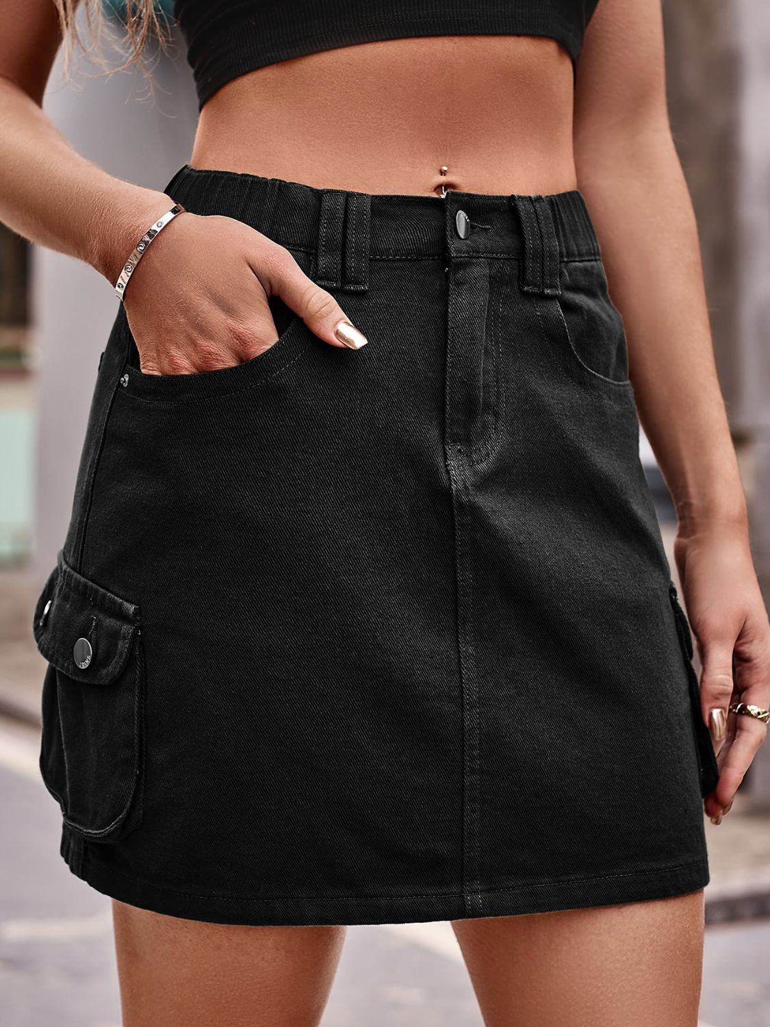 Mini Skirt with Pockets