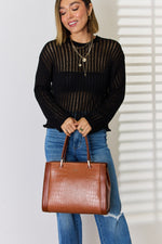 Load image into Gallery viewer, Texture Leather Handbag
