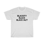 Load image into Gallery viewer, Blackity Black Black 24/7 Tee
