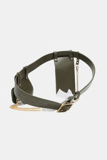 Load image into Gallery viewer, Croc-Effect Faux Leather Belt Bag
