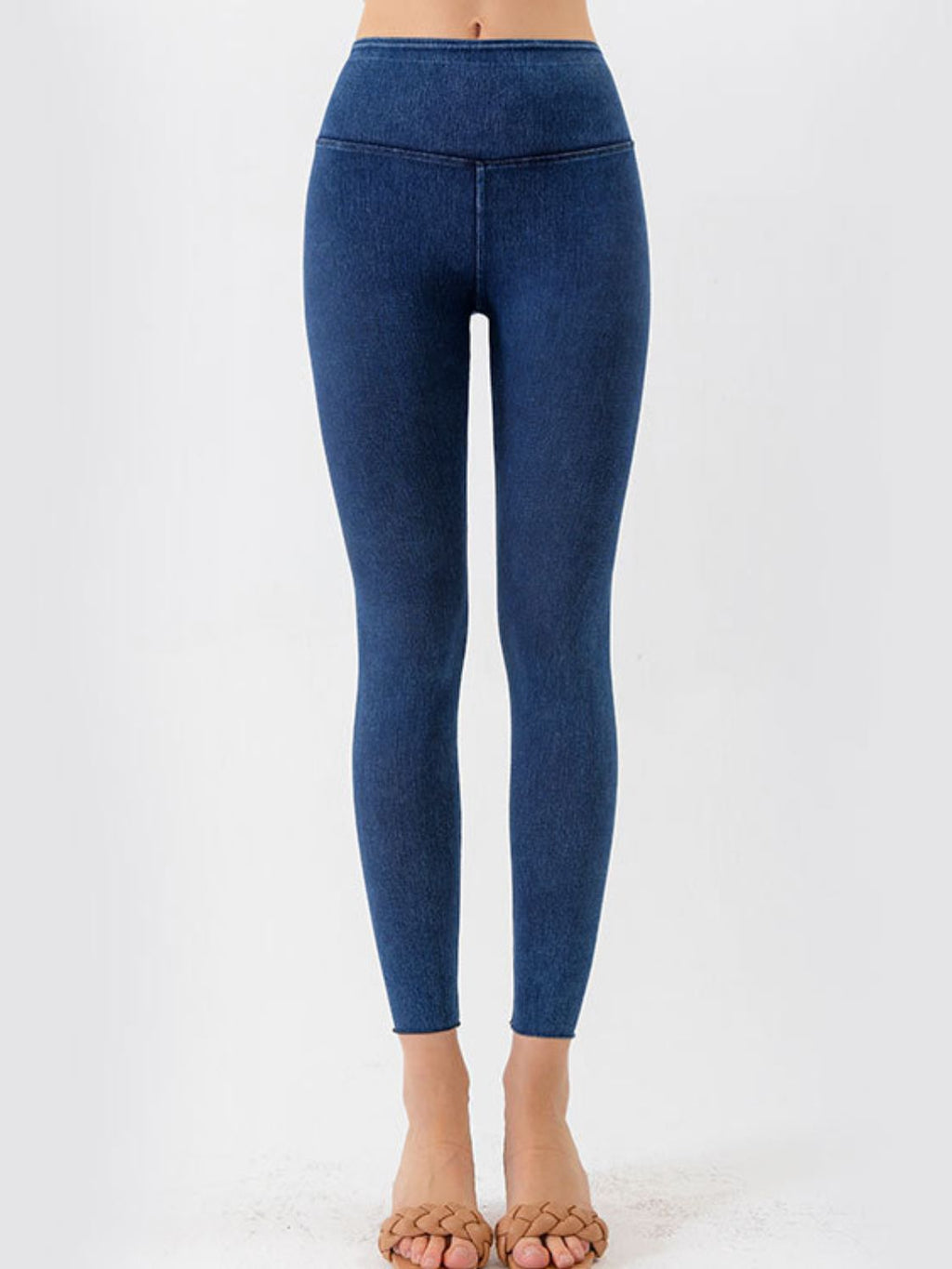 Wide Waistband Cropped Pants