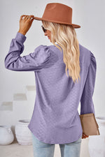 Load image into Gallery viewer, V-Neck Puff Sleeve Blouse
